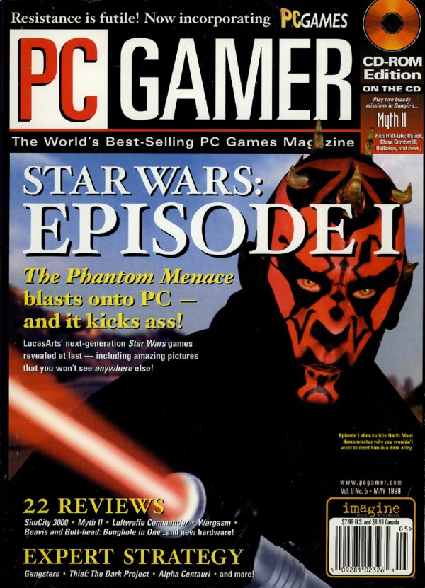 PC Gamer US   Issue 060 (Vol. 6 No. 5   May 1999) cover